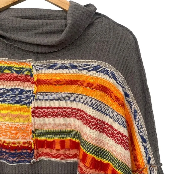 We The Free Leah Swit Dolman Sleeve Top Sweater Free People Women’s Size Medium - Picture 5 of 12